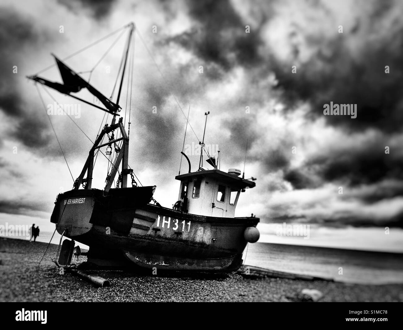 Fishing boat Aldeburgh Suffolk England - Smartphone Captured Stock Image