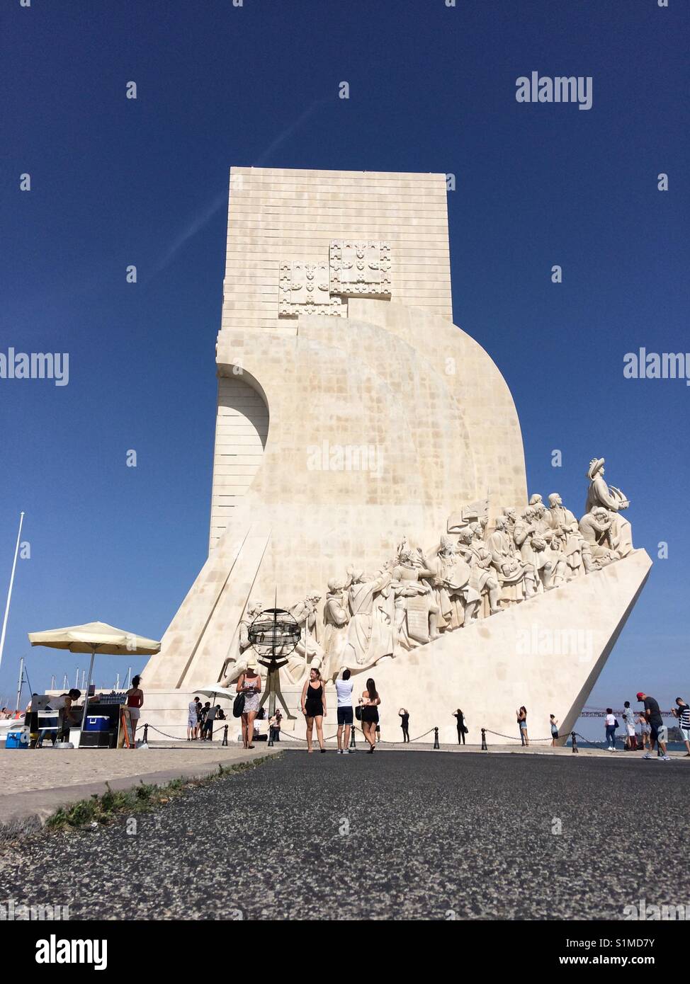 Discoveries monument Stock Photo