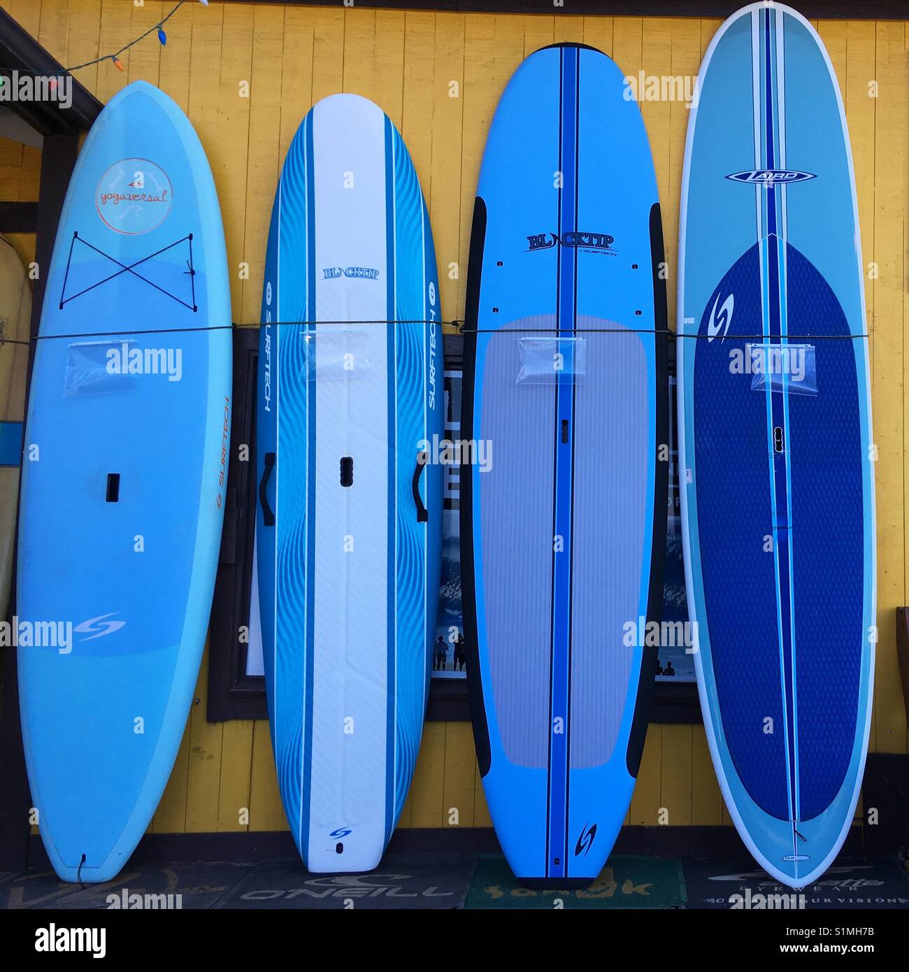 Surfboards in Hawaii Stock Photo Alamy