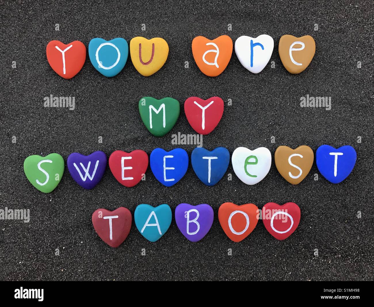You are my sweetest taboo - Smartphone Captured Stock Image