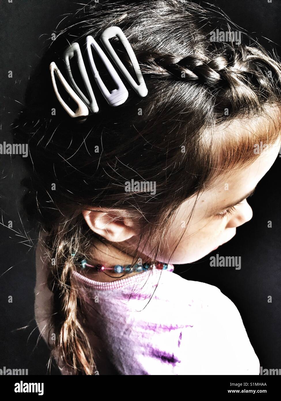 Hairstyles - Smartphone Captured Stock Image