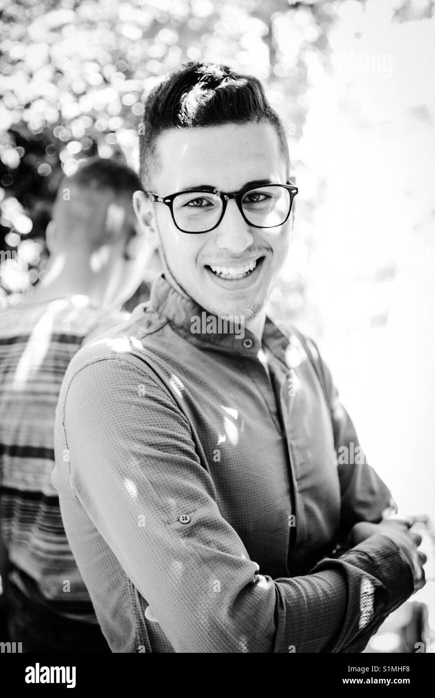 Arab teen boy hi-res stock photography and images - Alamy