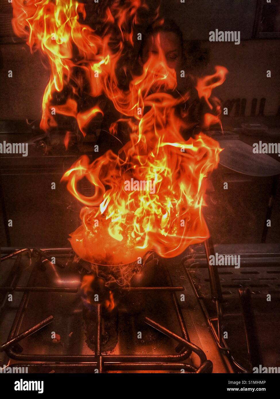 Flambeè - Smartphone Captured Stock Image