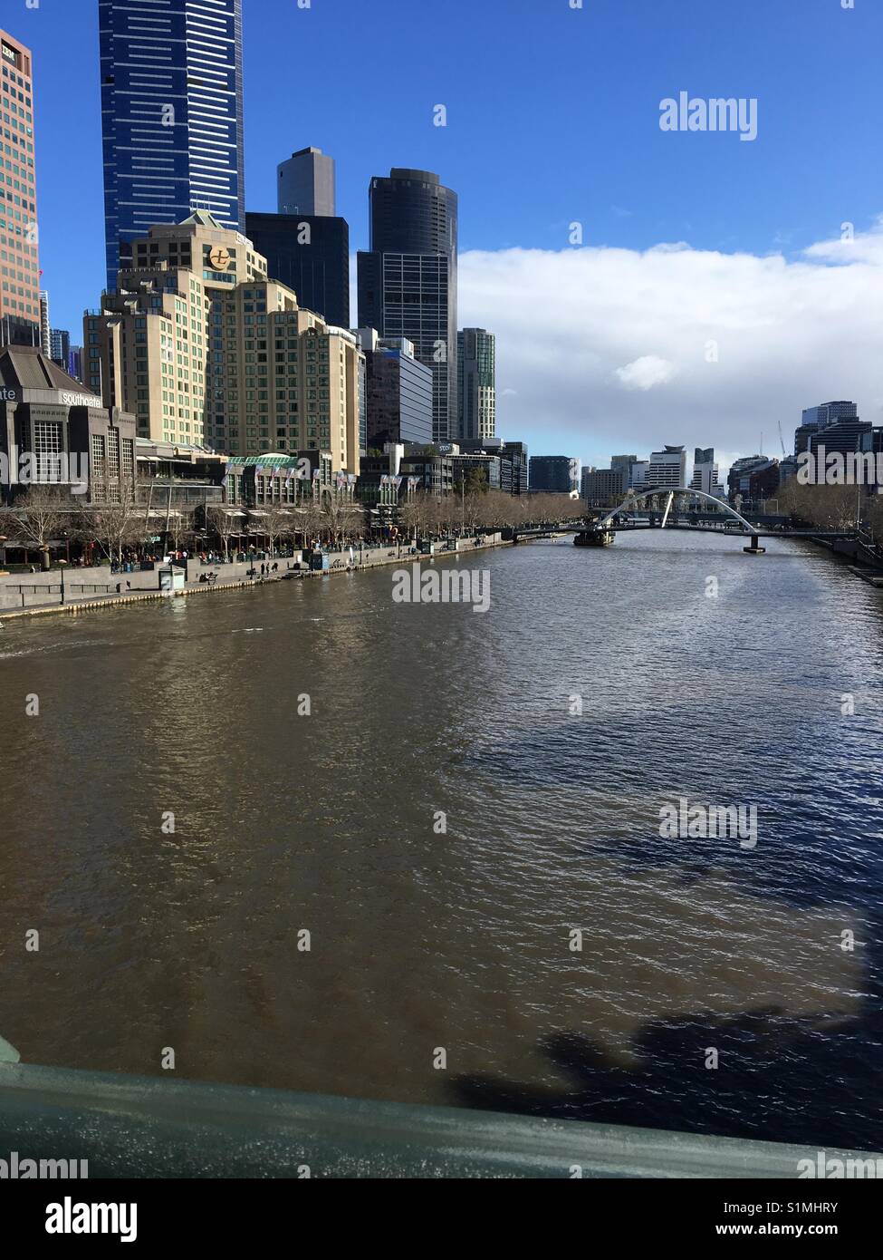 Yarra river Southbank Melbourne Stock Photo Alamy