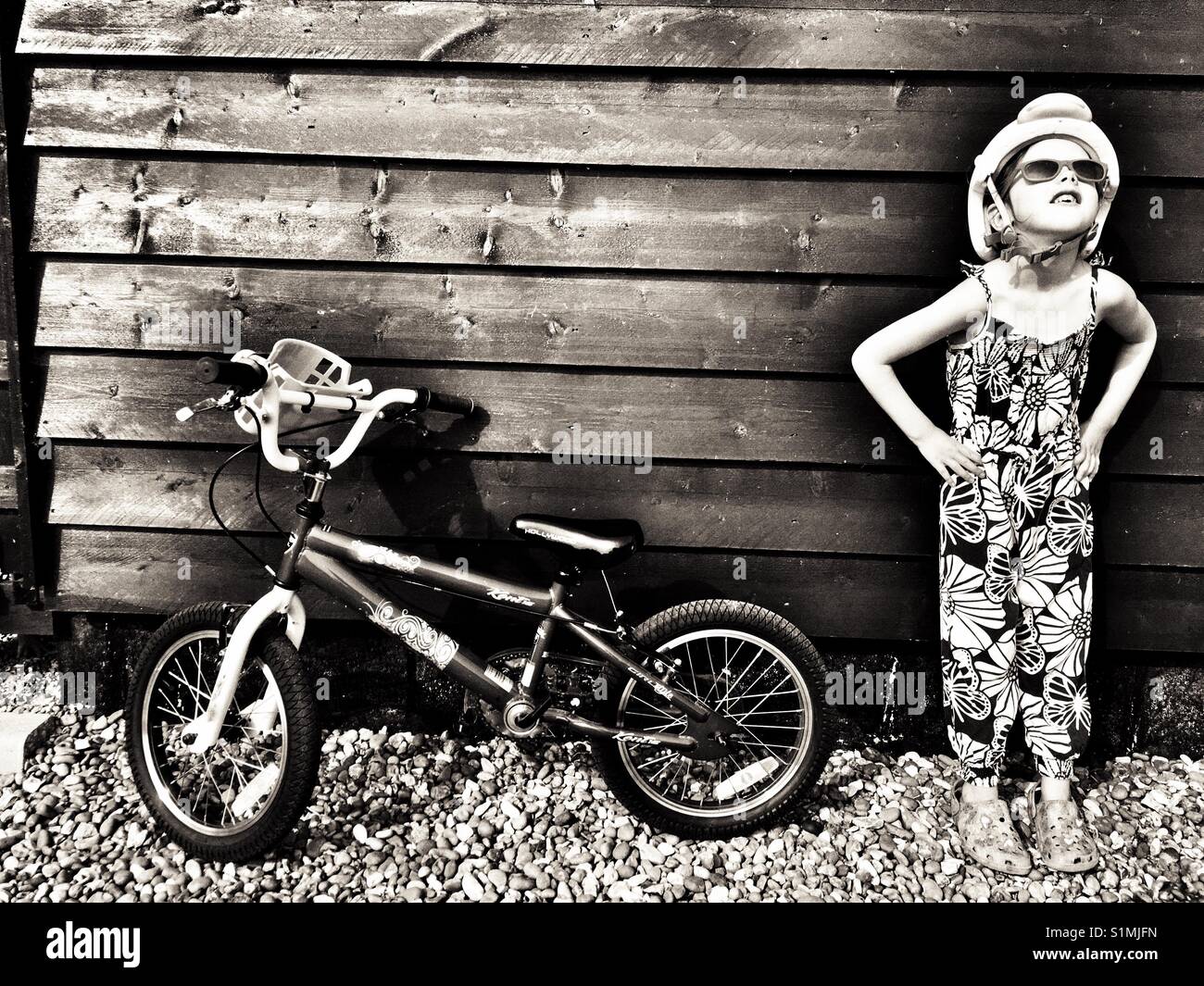 Cyclist - Smartphone Captured Stock Image