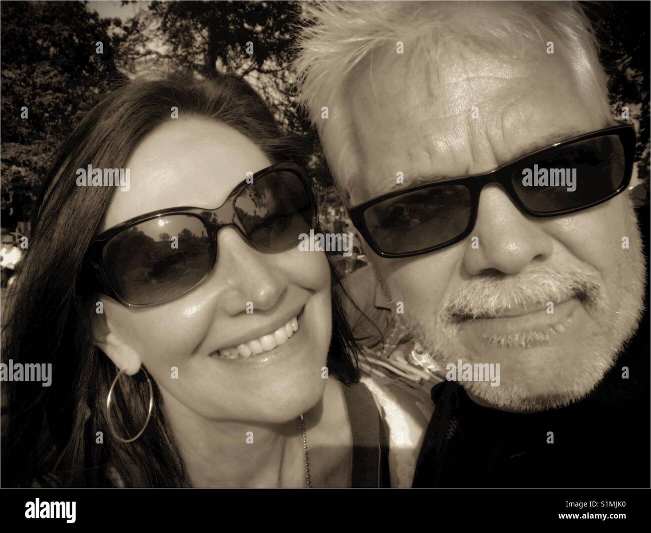 Happy older white couple hi-res stock photography and images - Alamy
