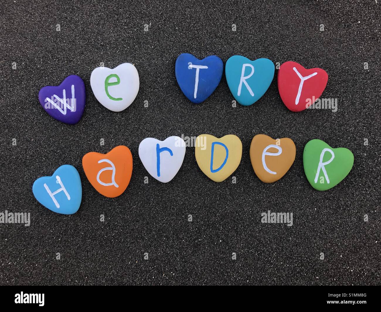 We try harder Stock Photo 310856240  Alamy