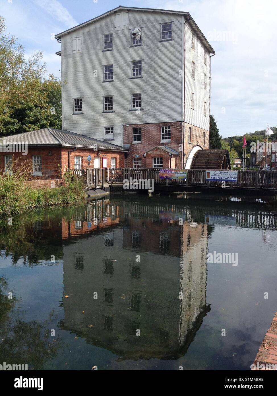 Crabble Corn Mill - Smartphone Captured Stock Image