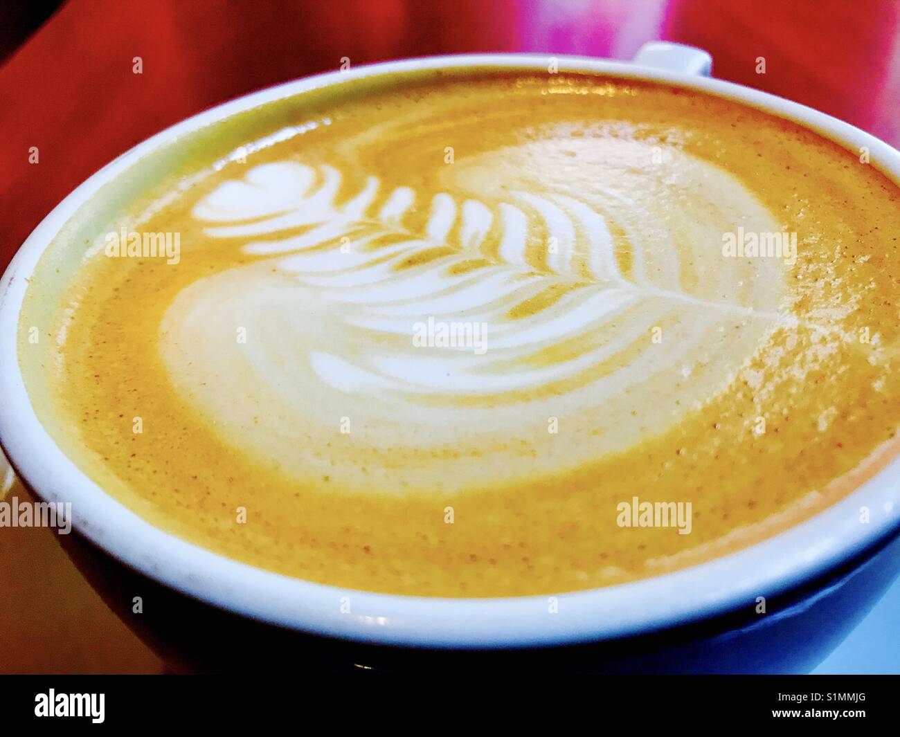 Hot jug Coffee with a hit of cayenne Stock Photo Alamy