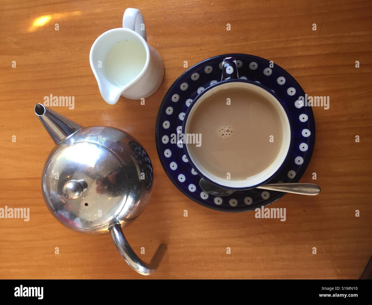 Tea time - Smartphone Captured Stock Image