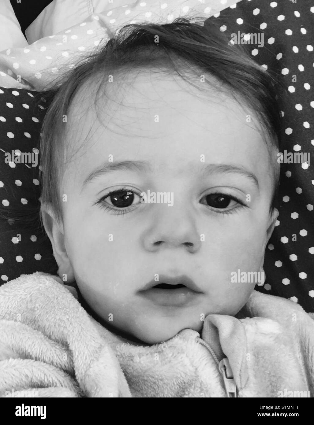 Quiet little boy Black and White Stock Photos & Images - Alamy