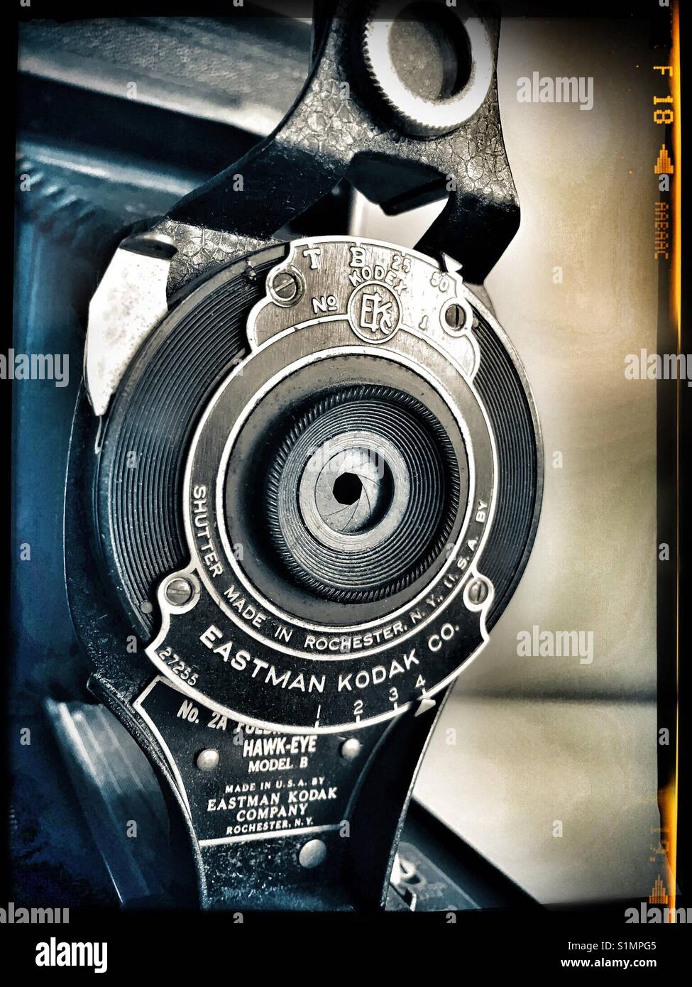 Antique Eastman Kodak HawkEye Camera Stock Photo Alamy