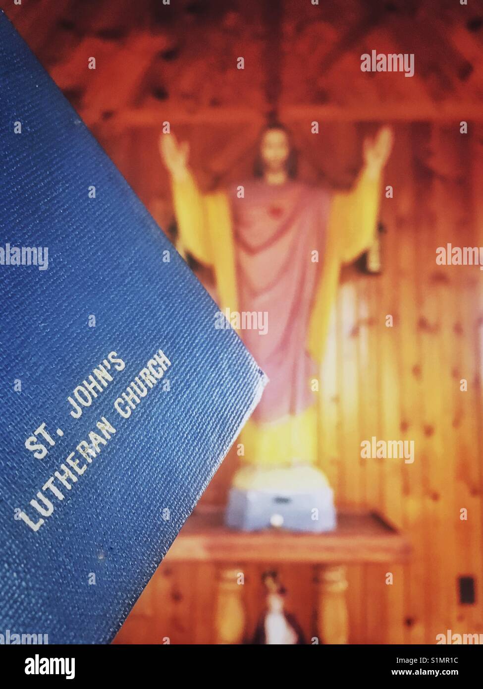 St. John's Lutheran Church - Smartphone Captured Stock Image