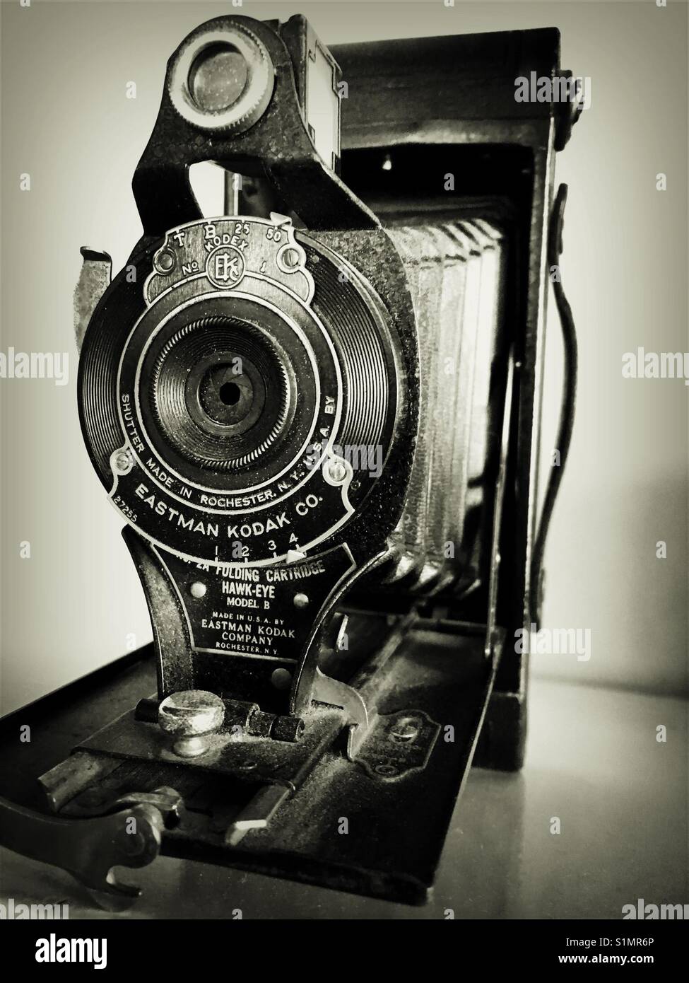 Eastman Kodak antique camera - Smartphone Captured Stock Image