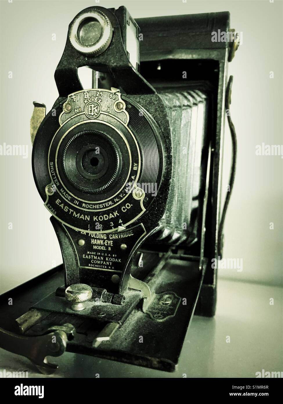 Eastman Kodak antique camera - Smartphone Captured Stock Image