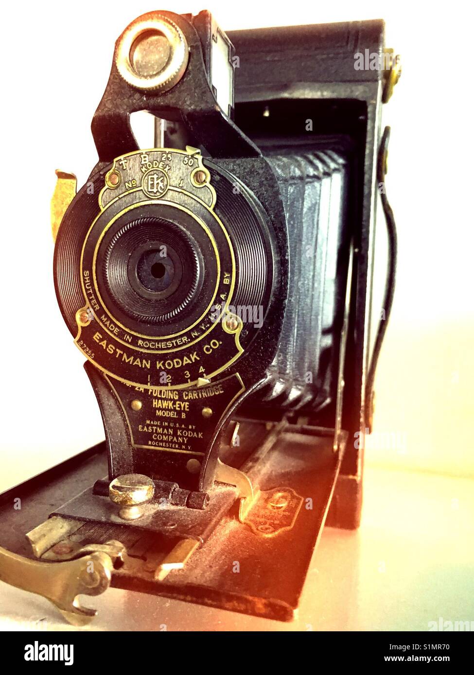 Eastman Kodak antique camera - Smartphone Captured Stock Image