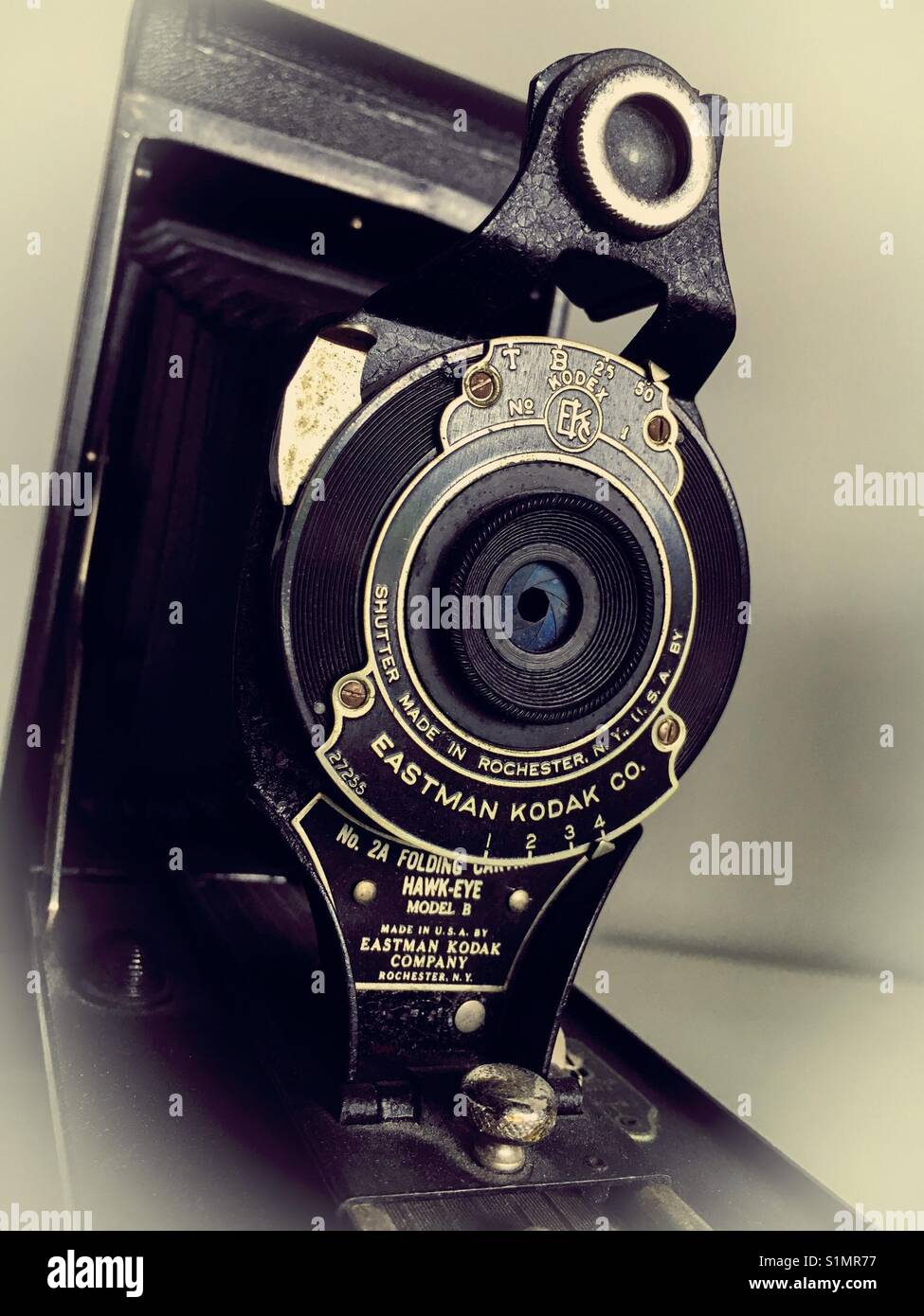Eastman Kodak antique camera - Smartphone Captured Stock Image