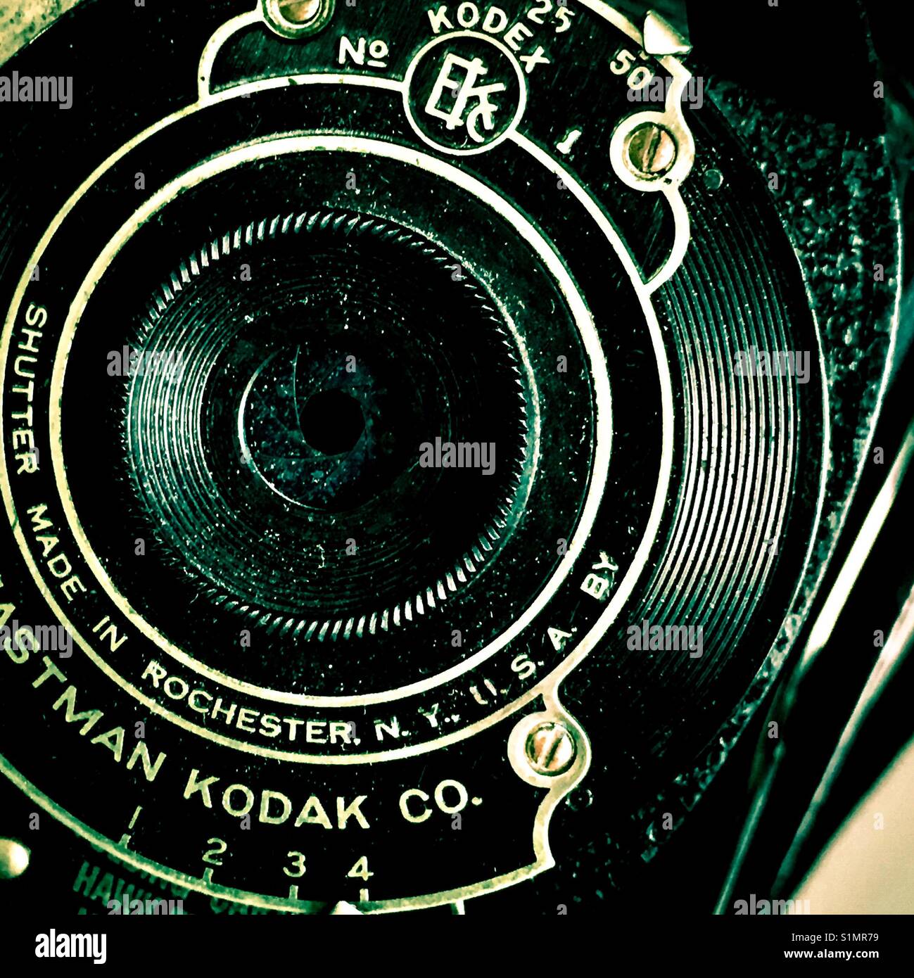 Eastman Kodak antique camera - Smartphone Captured Stock Image