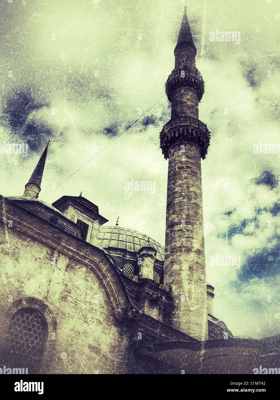 Sultan Ayub Mosque - Smartphone Captured Stock Image
