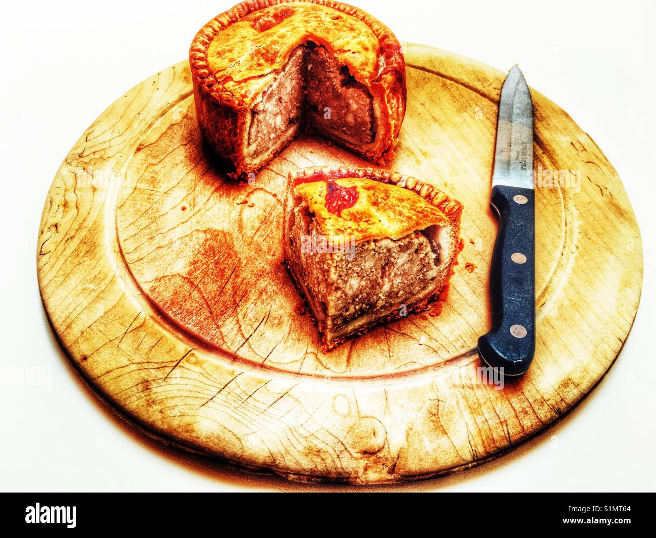 Waitrose Melton Mowbray pork pie Stock Photo