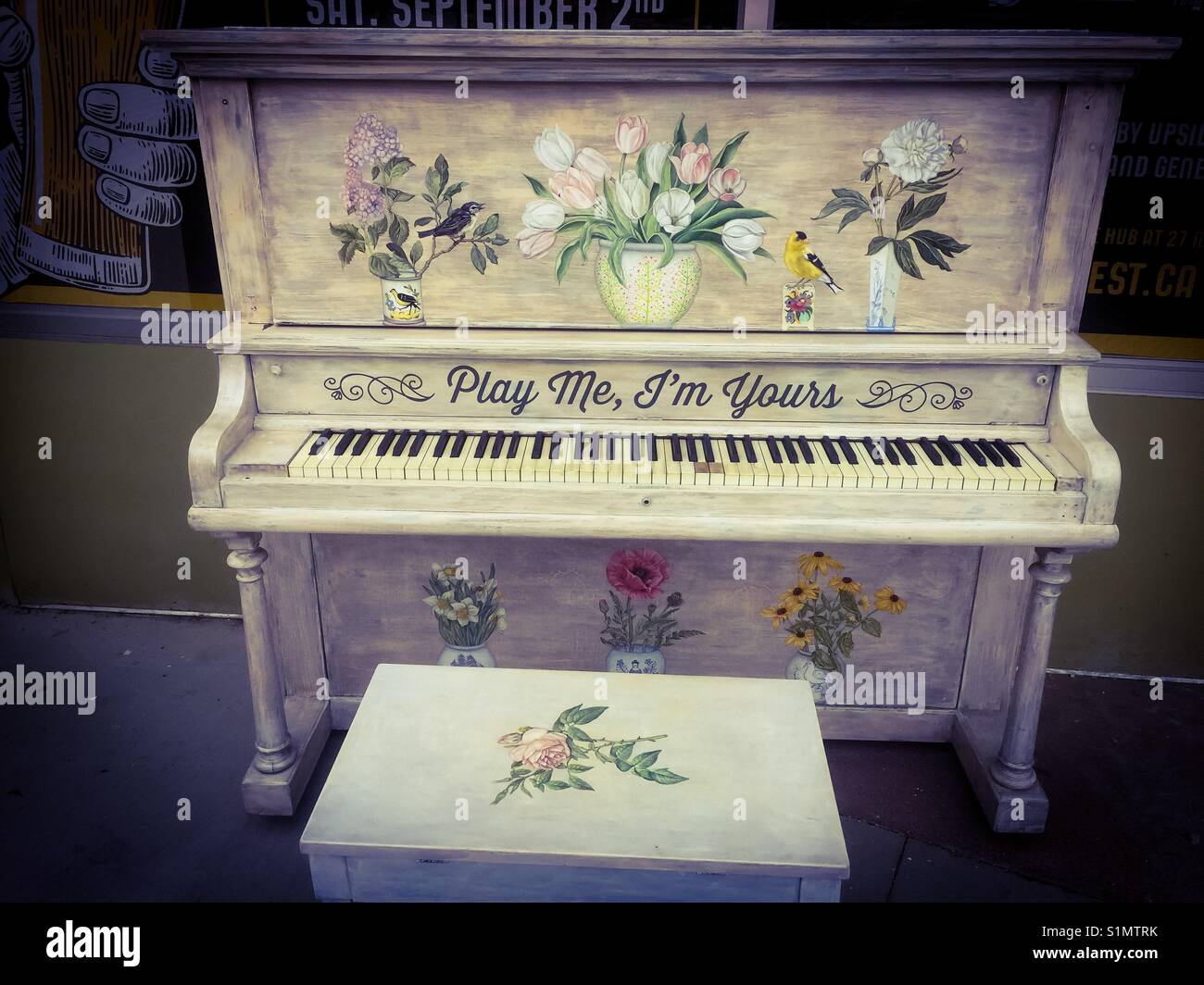 Inviting Piano - Smartphone Captured Stock Image