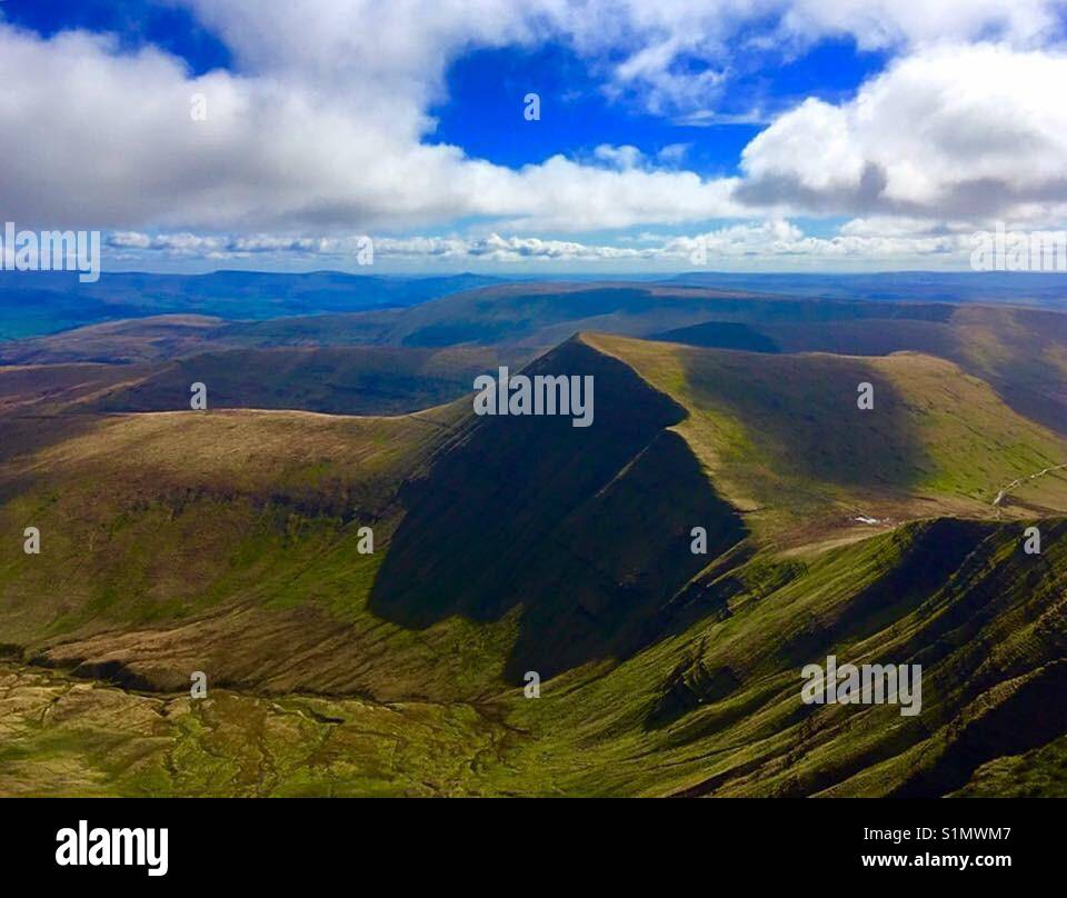 Mountain Pen y fan Stock Photo Alamy