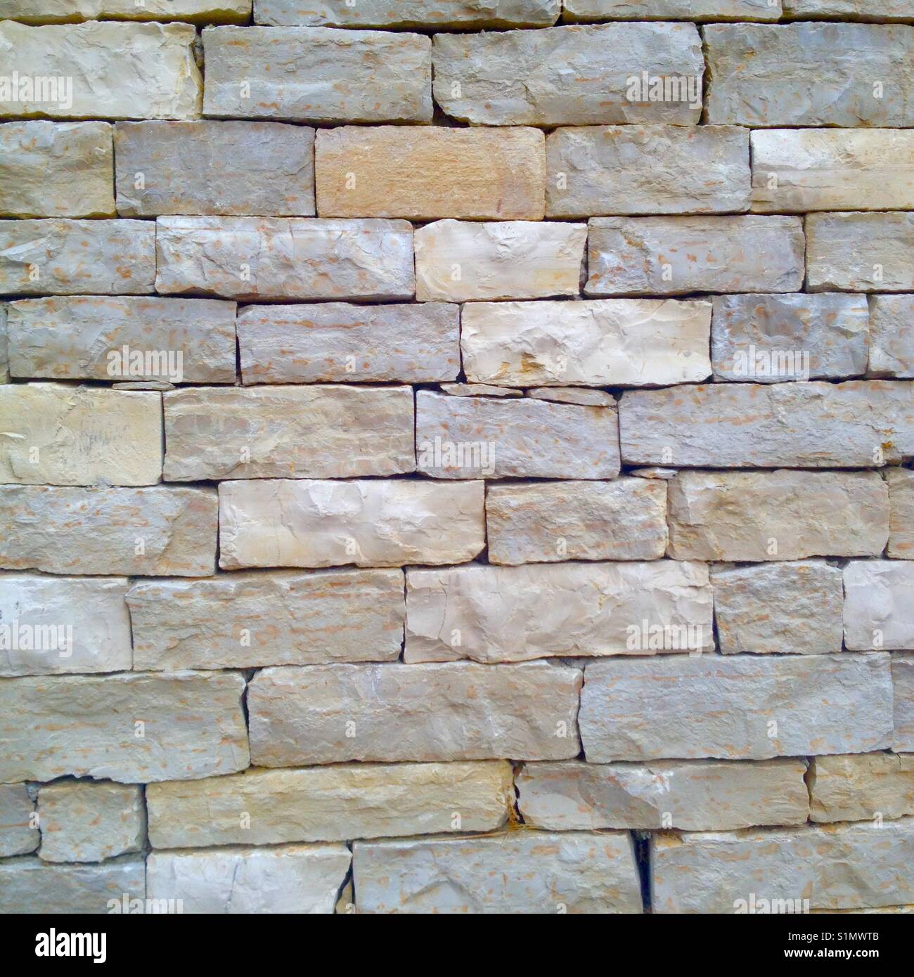Dry stones wall Stock Photo