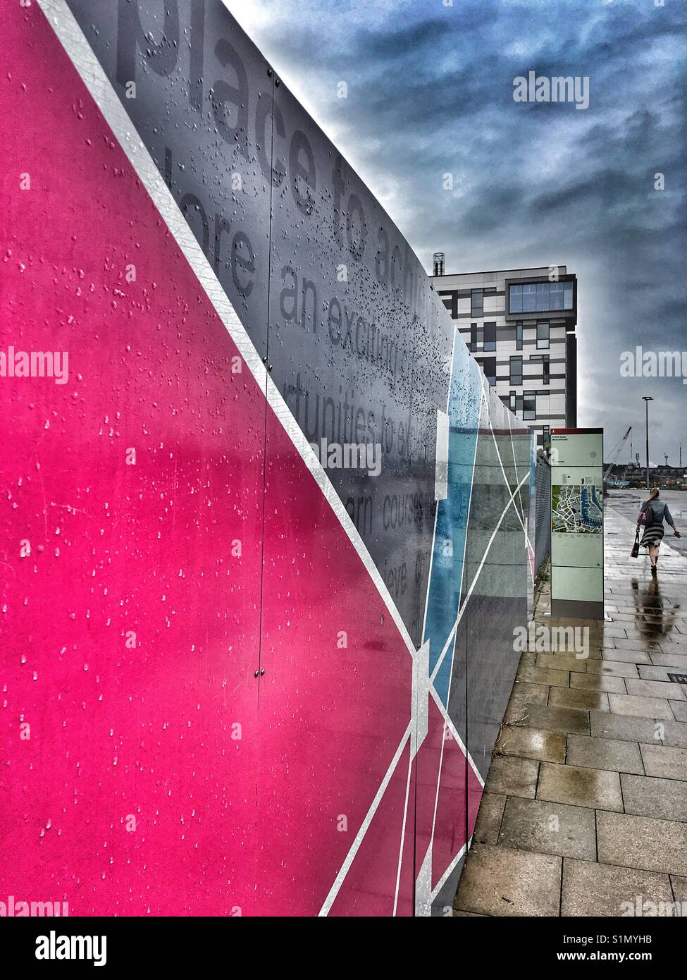 University of Suffolk, Ipswich, Suffolk, UK. - Smartphone Captured Stock Image