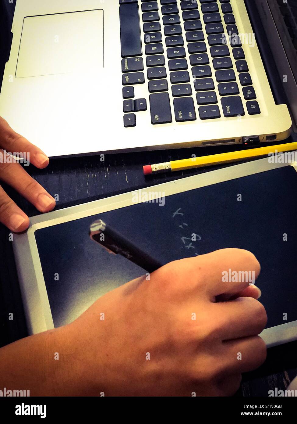 Writing - Smartphone Captured Stock Image