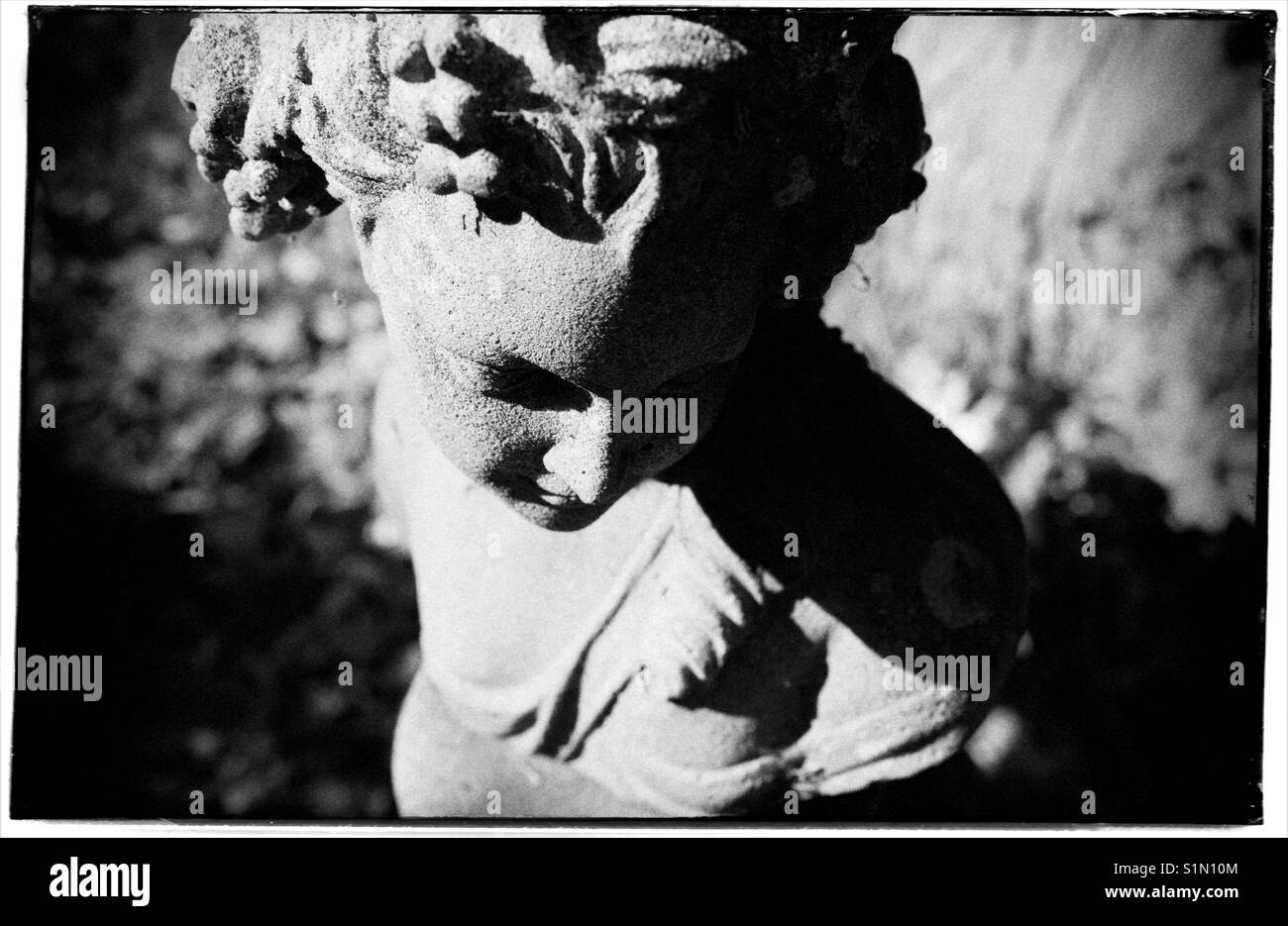 Detail of a sculpture viewed from above - Smartphone Captured Stock Image