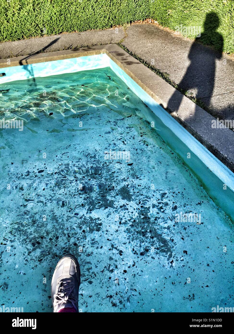 Playing with shadows. - Smartphone Captured Stock Image