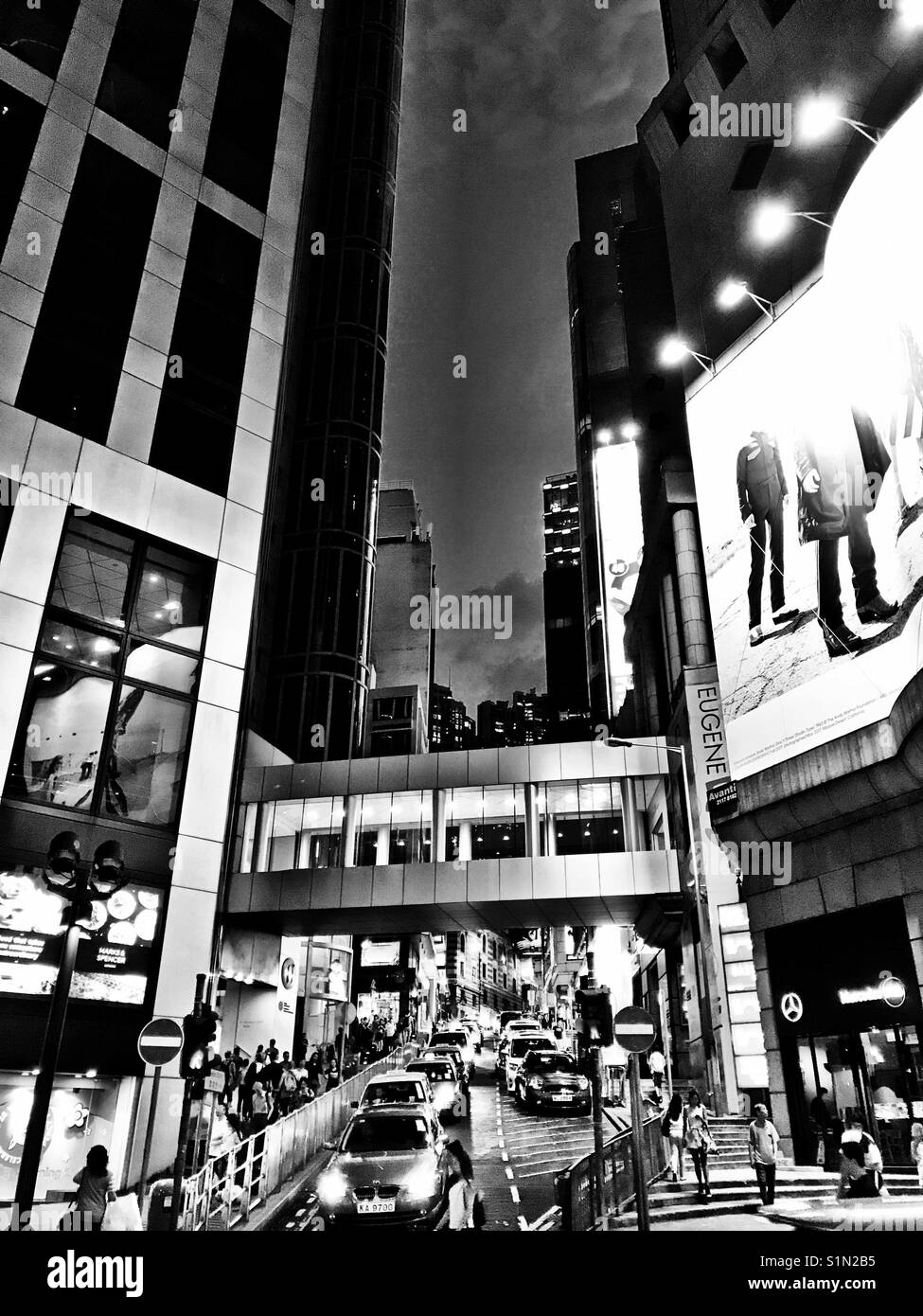 Hong Kong nightlights Stock Photo
