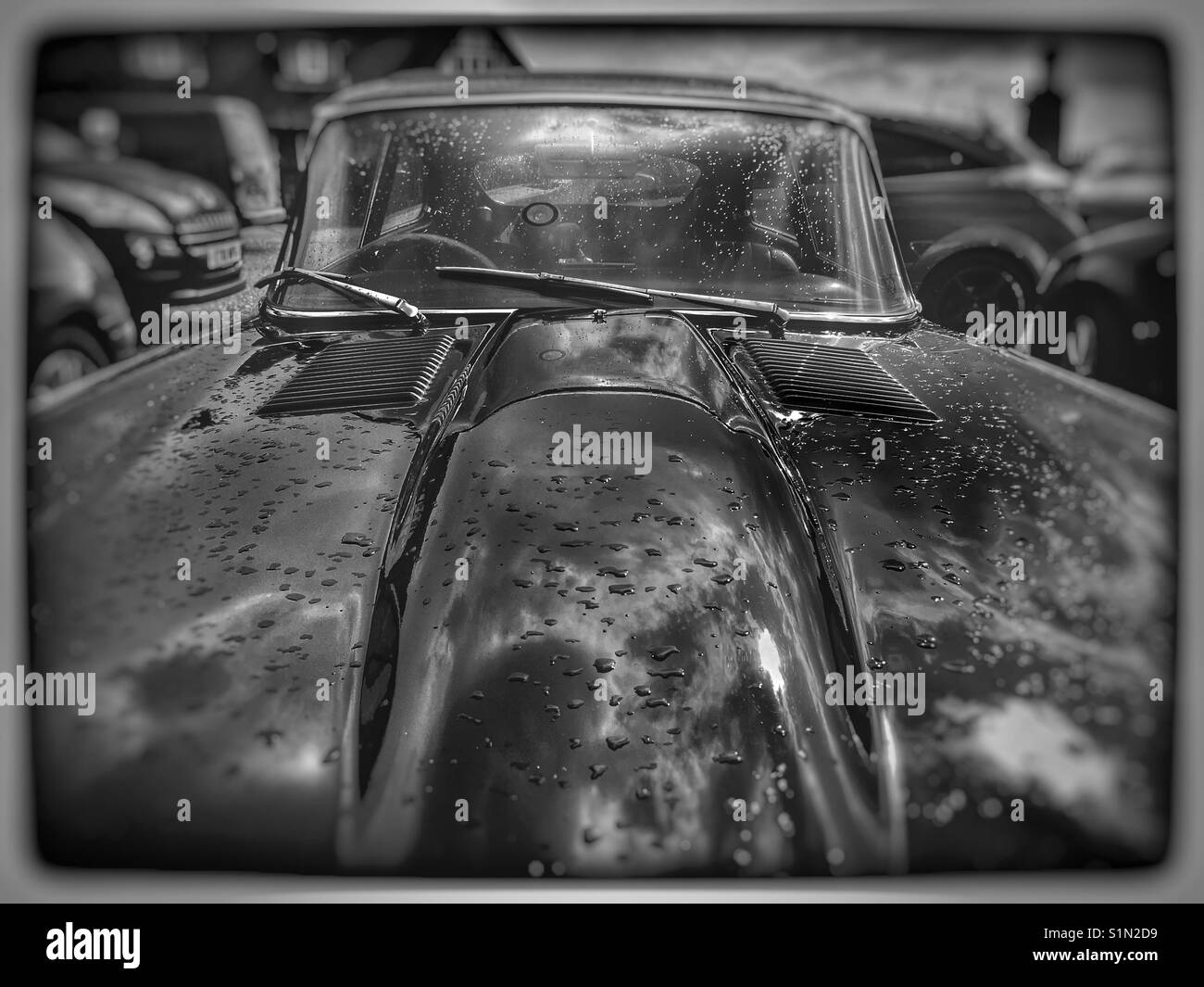 E Type Jaguar Sportscar. Stock Photo