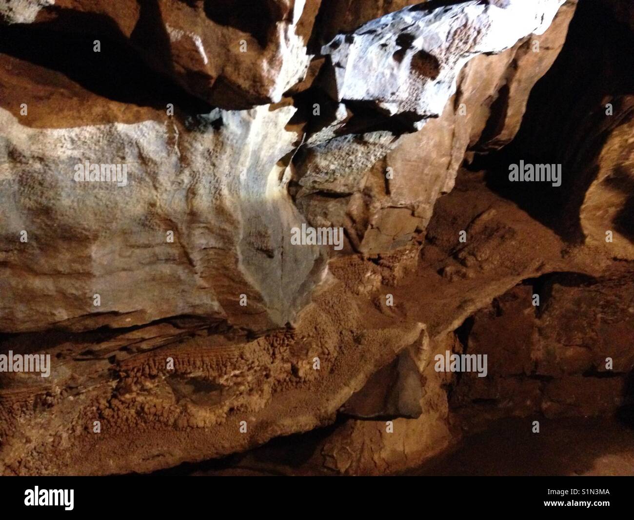 Underground rock formation Stock Photo Alamy