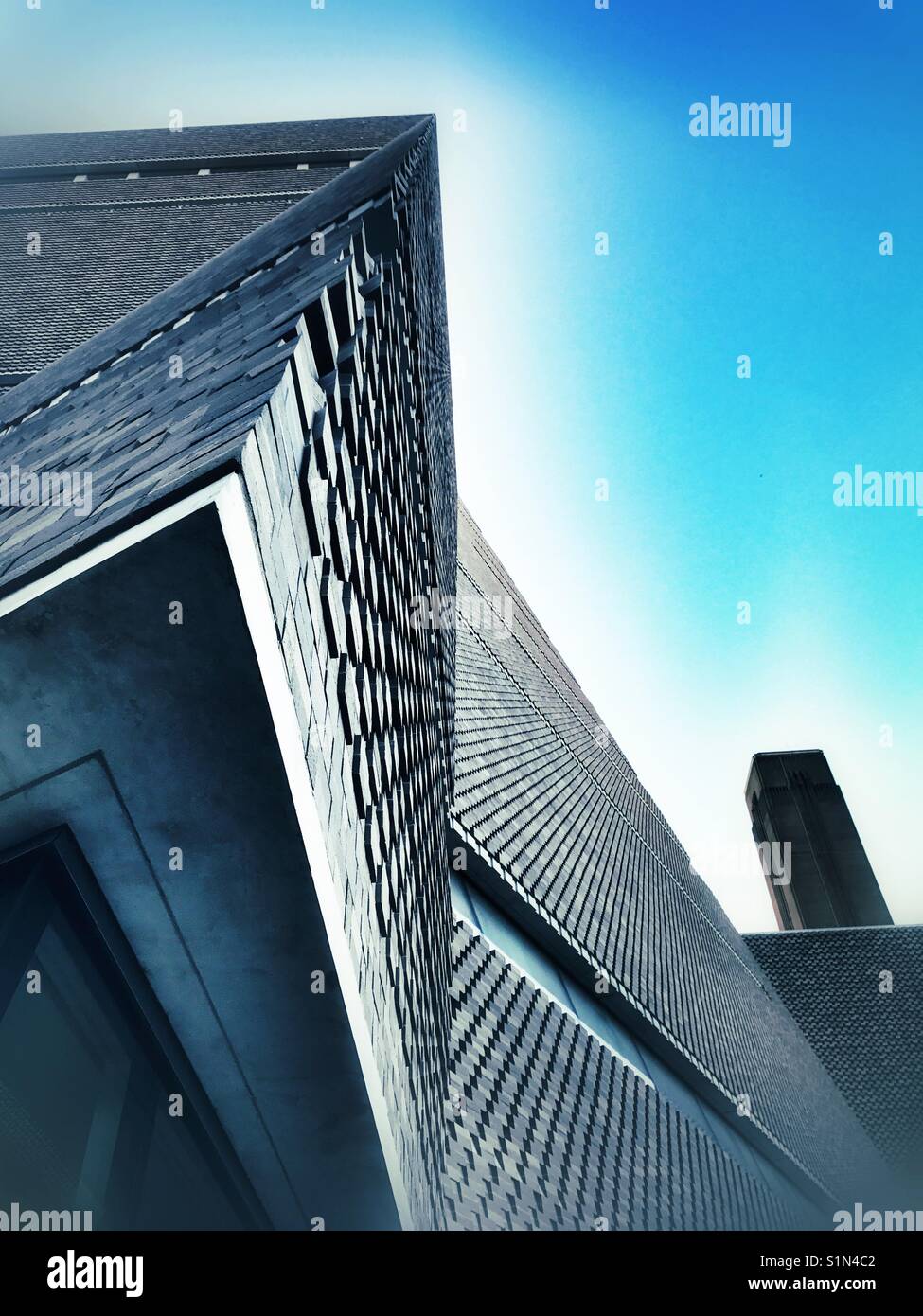 The Tate Modern building, Bankside, London - Smartphone Captured Stock Image