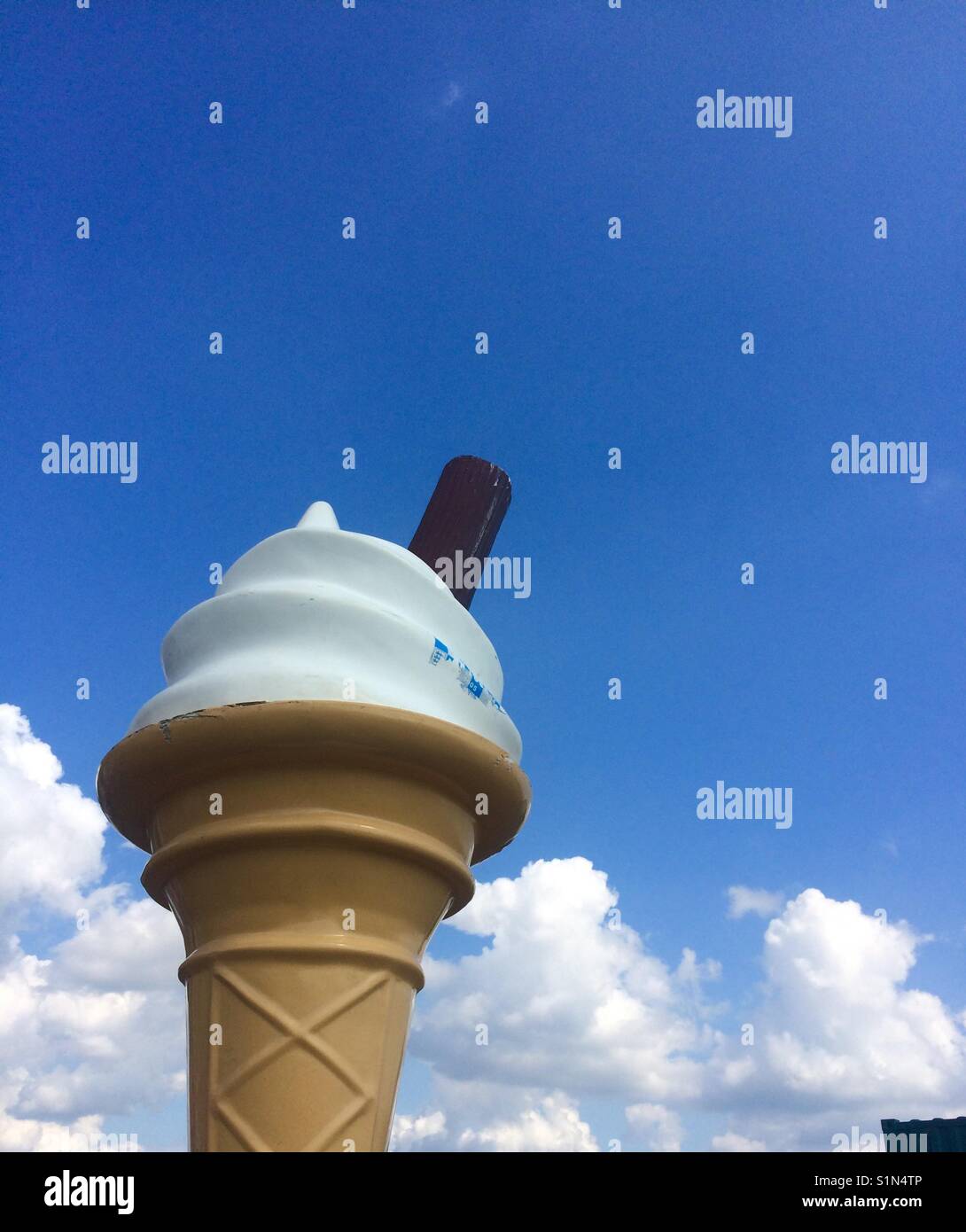 Plastic ice cream cone - Smartphone Captured Stock Image Plastic ice cream cone - Smartphone Captured Stock Image
