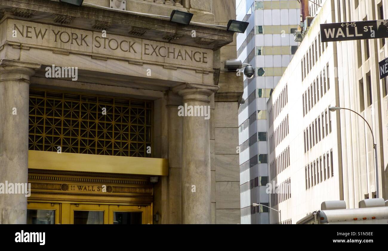 New York stock exchange Stock Photo Alamy