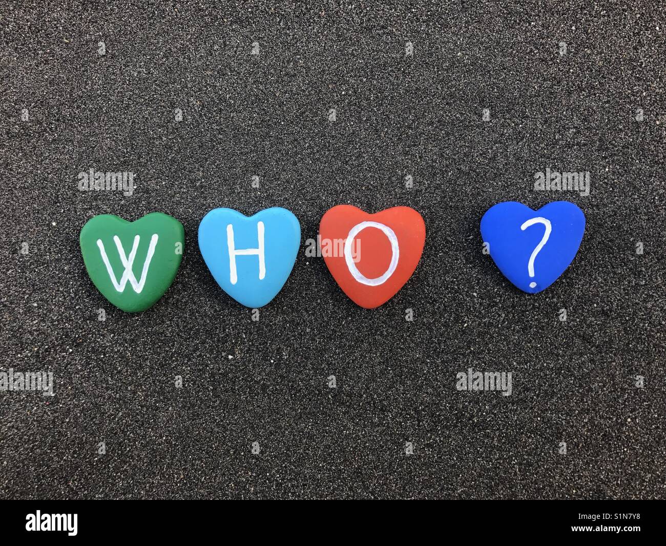 Who ? - Smartphone Captured Stock Image