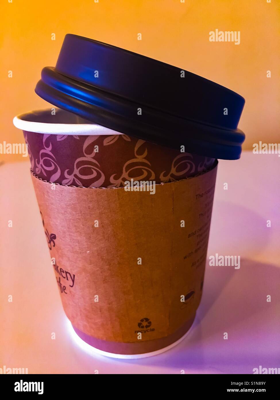 Coffee cup empty Stock Photo Alamy