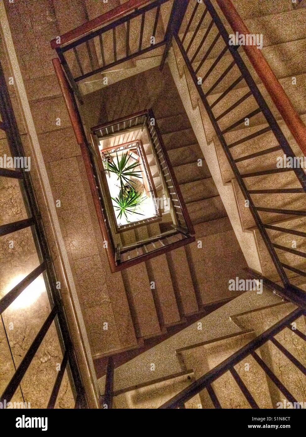 Stairway in flats - Smartphone Captured Stock Image
