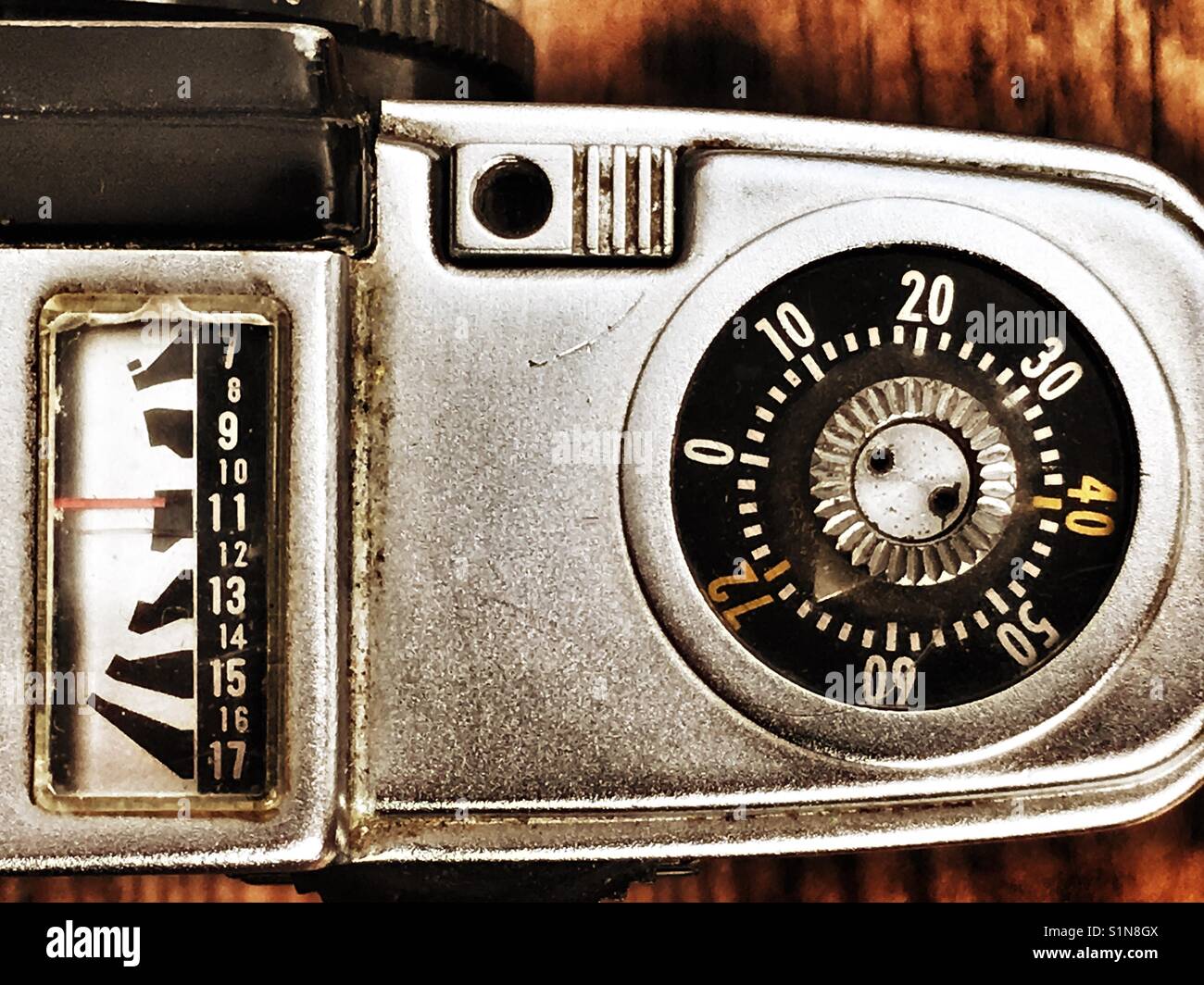 Olympus Pen half frame camera which can take 72 frames from a 36 exposure 35mm film Stock Photo