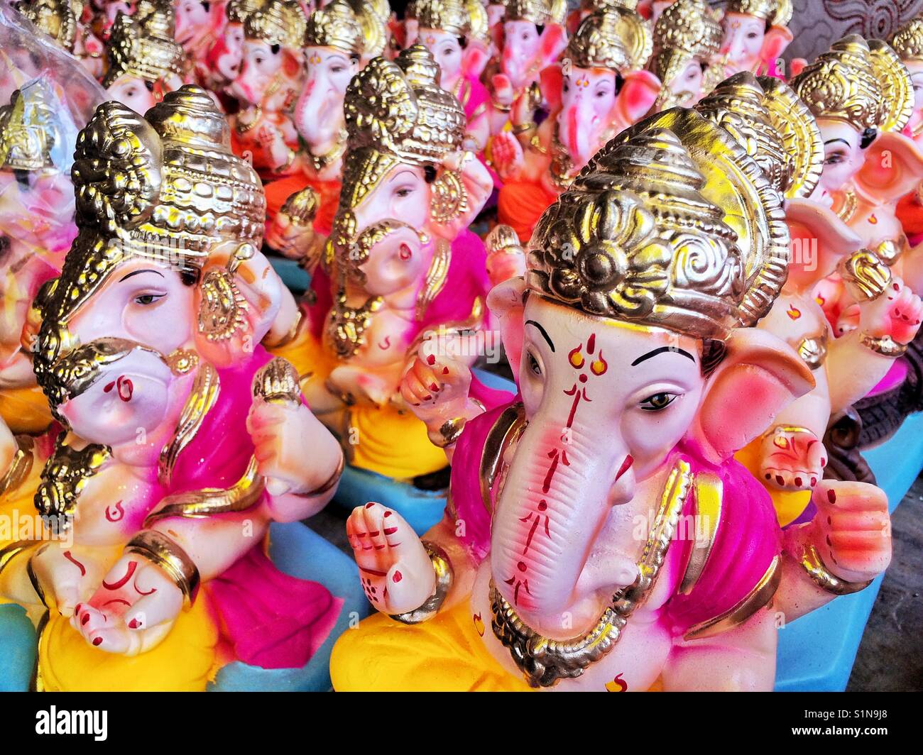 Ganpati festival India Stock Photo Alamy