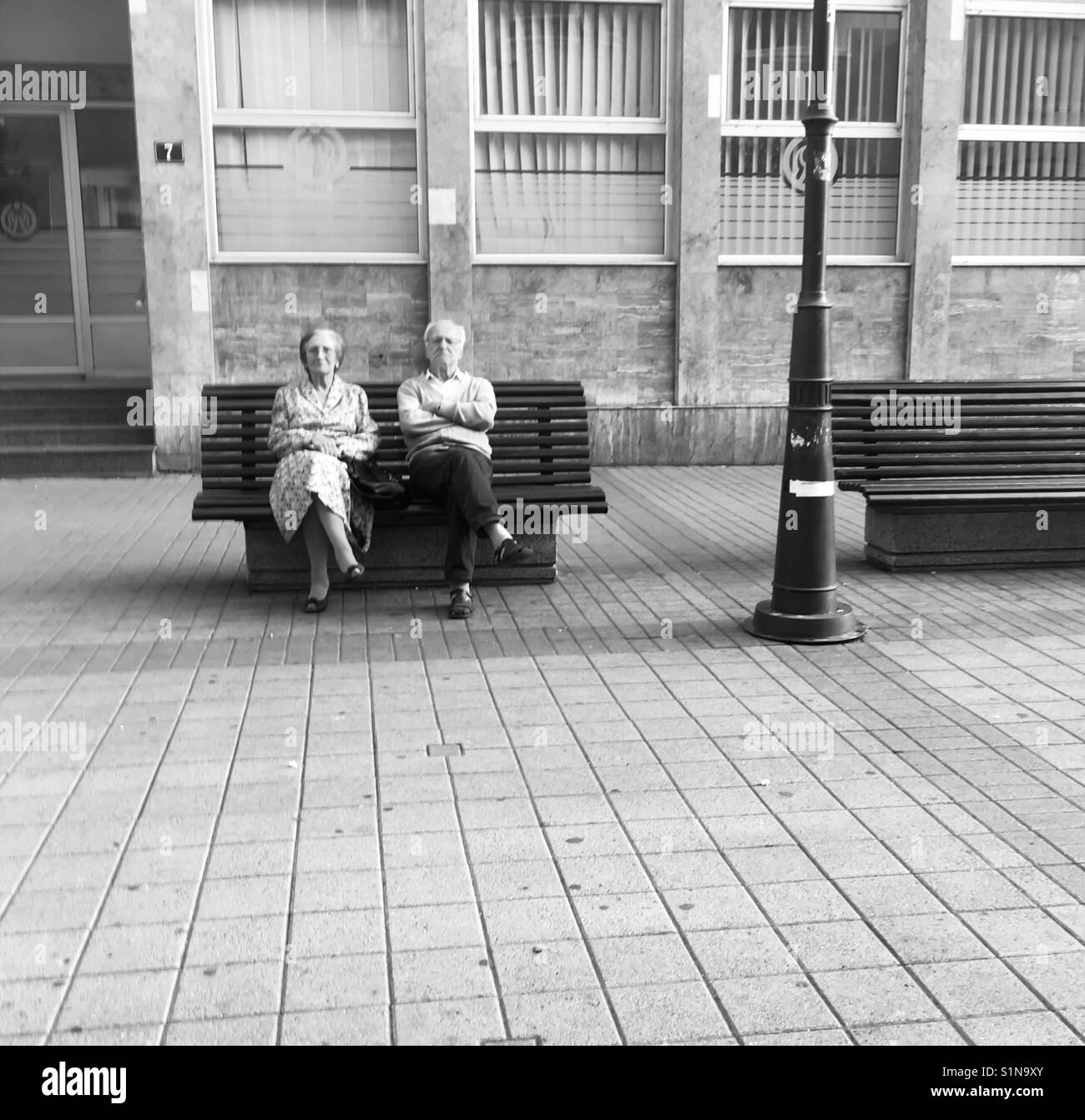 Old people Black and White Stock Photos & Images - Alamy