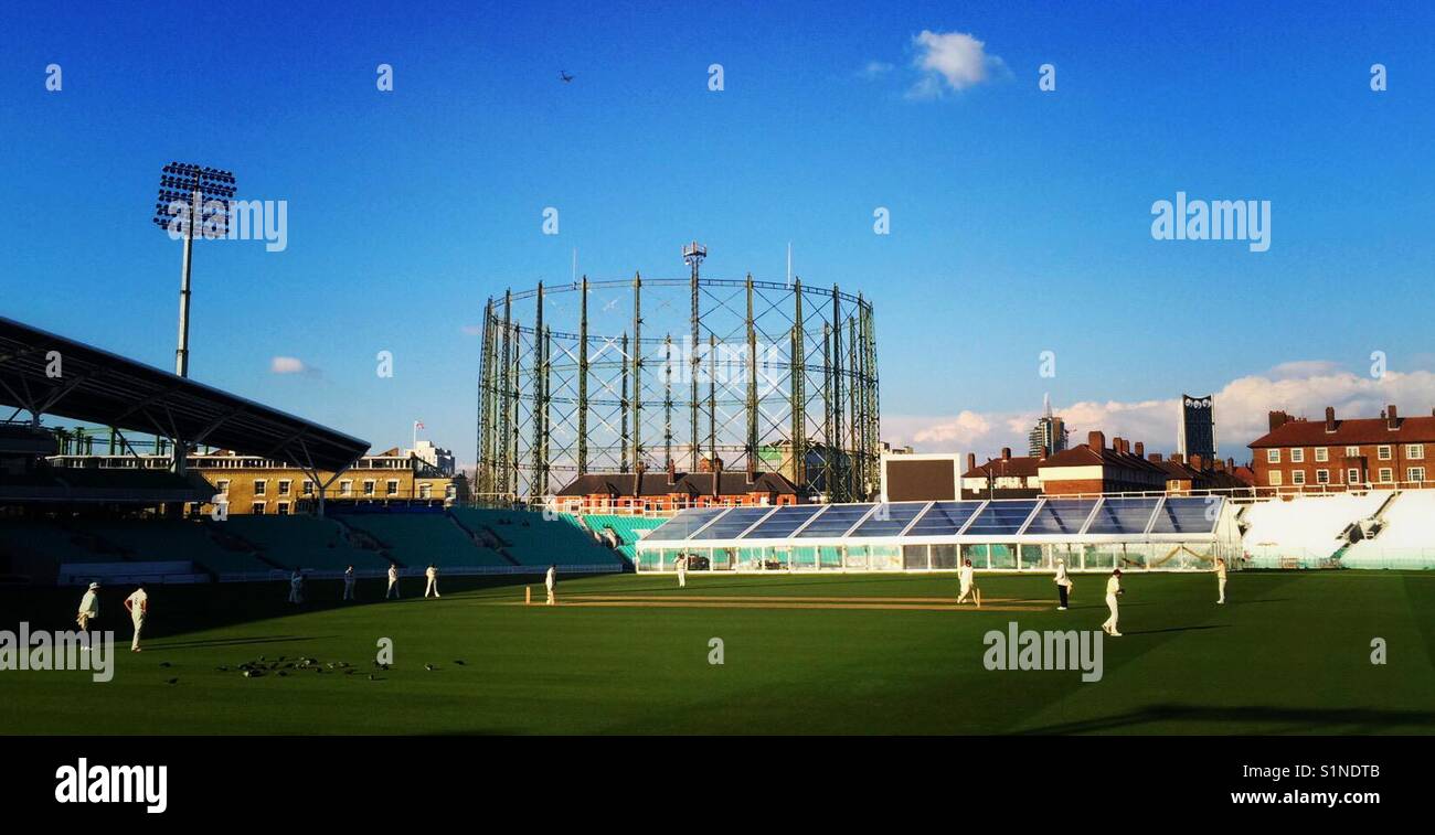 The Oval cricket ground Stock Photo Alamy