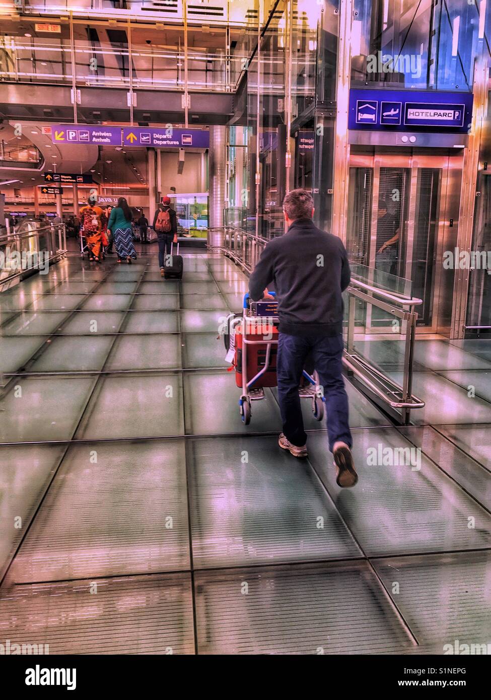 Airport, Montreal, Quebec Stock Photo Alamy