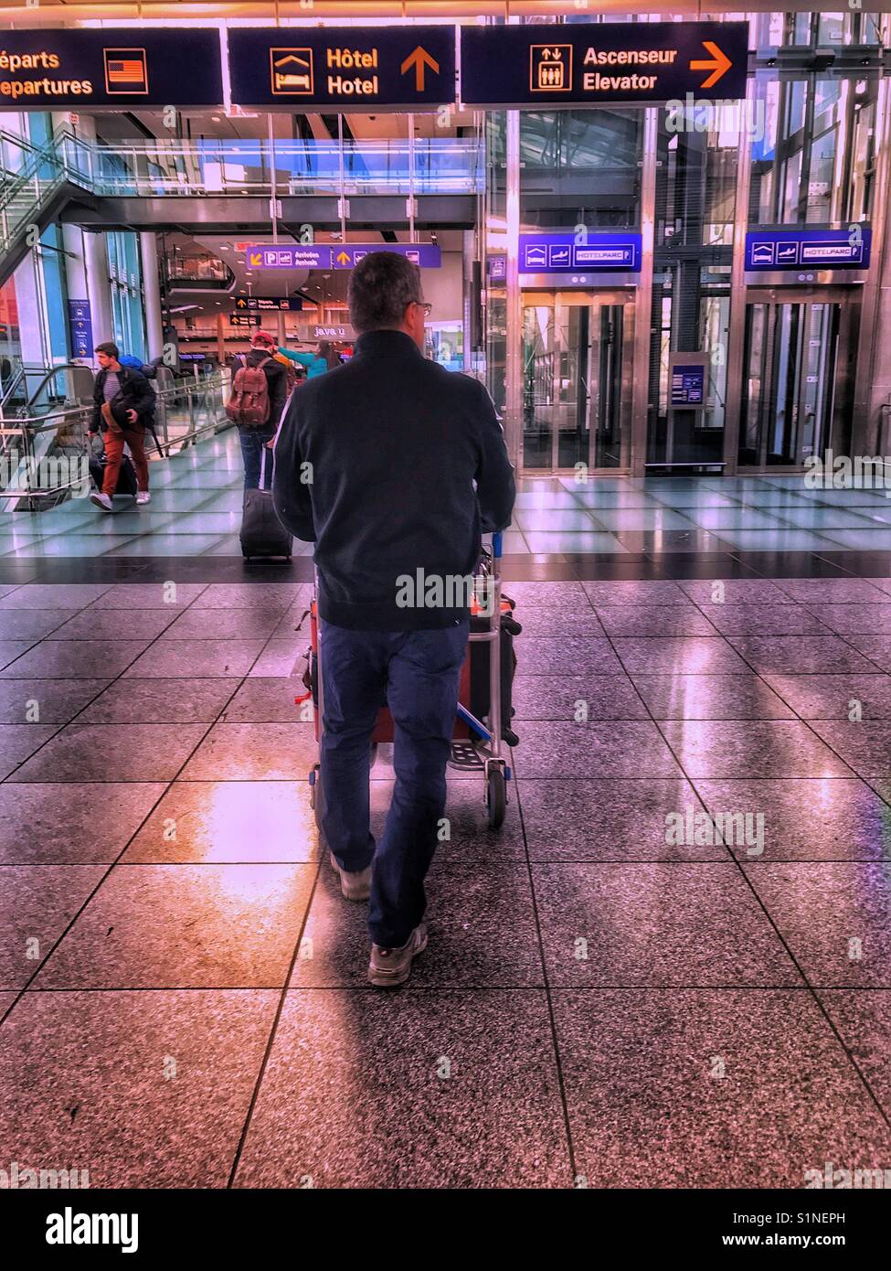 Airport, Montreal, Quebec Stock Photo Alamy
