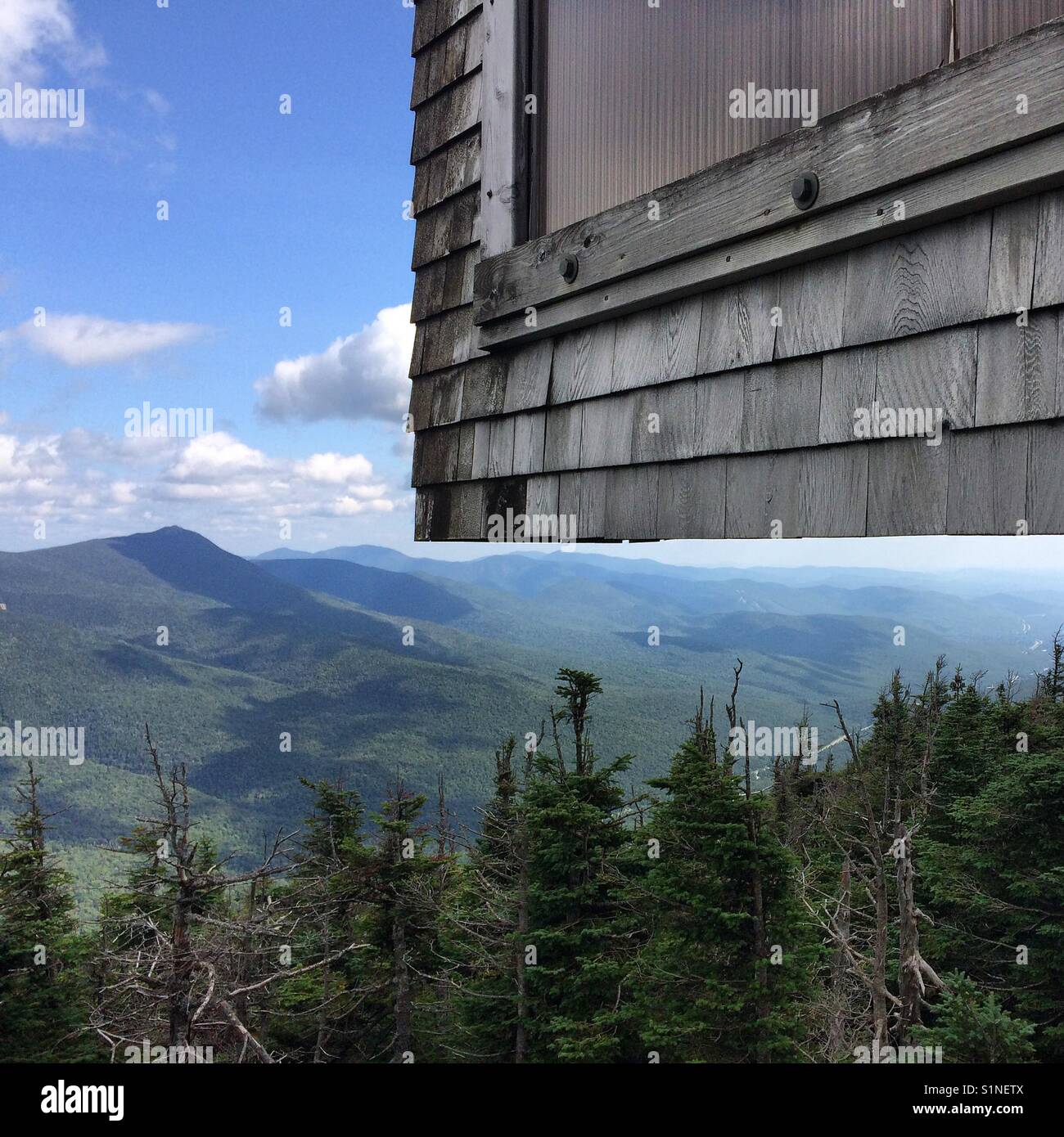 On Cannon Mountain, Franconia Notch, White Mountains, New Hampshire, United States - Smartphone Captured Stock Image