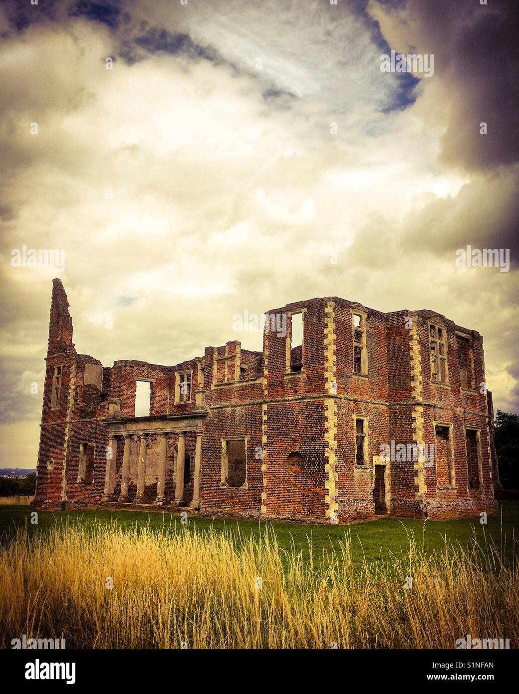 Houghton House Ampthill Bedfordshire UK - Smartphone Captured Stock Image