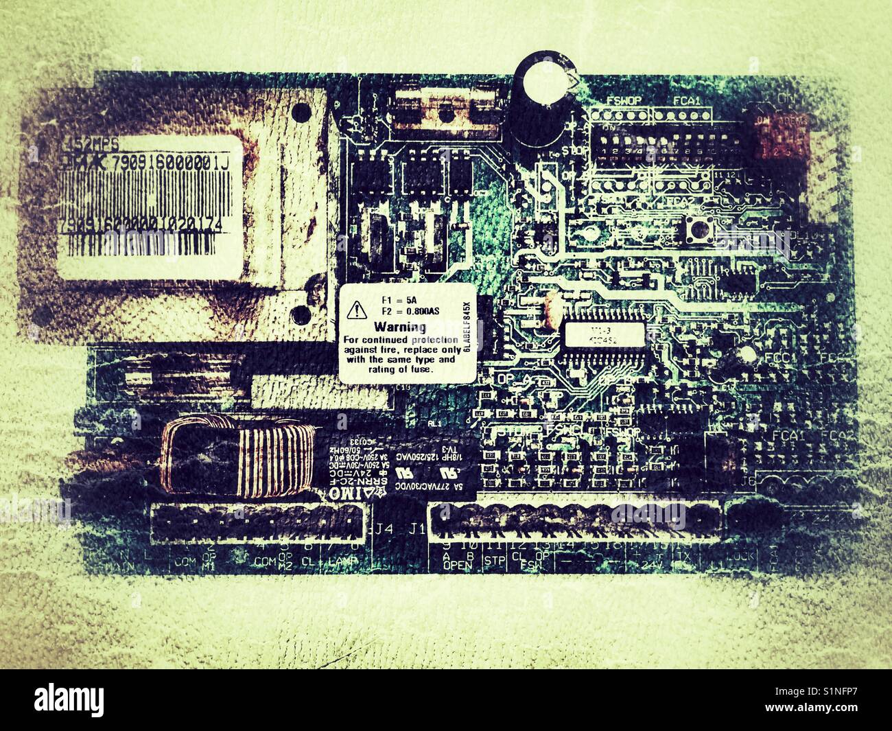 Circuit board - Smartphone Captured Stock Image