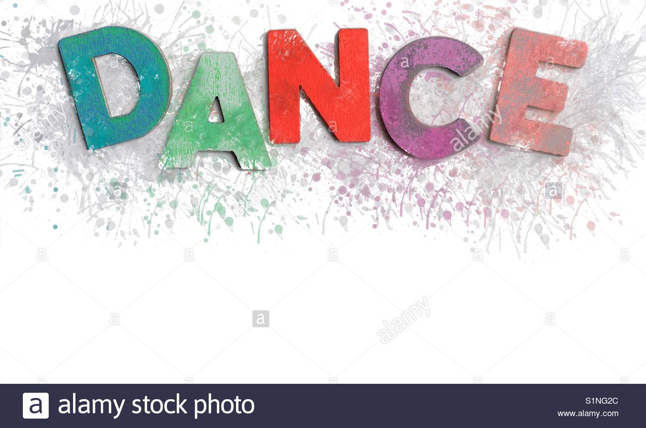 dance (word Stock Photo 310874884 Alamy